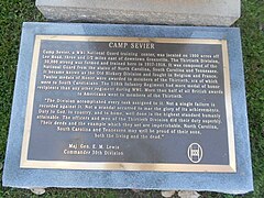 Close Up of marker signed by General Lewis located just outside Springwood Cemetery, Greenville, SC