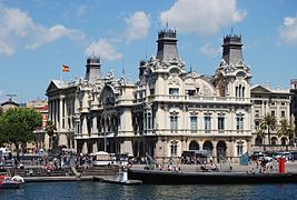 Barcelona's old Customs building at Port Vell