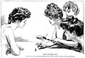 Løst, oppsatt hår var en viktig del av Gibson Girl look, et amerikansk kvinne- og moteideal skapt av tegneren Charles Dana Gibson omkring år 1900