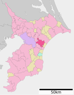 東金市位置図