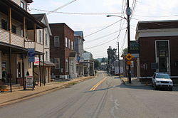 Main Street (PA 147) in Herndon, September 2015