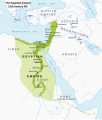 أقصى حد الإقليمية لمصر القديمة (القرن 15 قبل الميلاد)