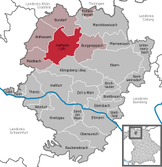 Plan Hofheim in Unterfranken