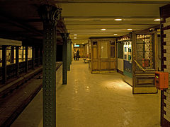 Eastbound platforms