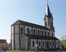 L'église, côté nord.