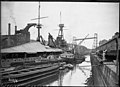 1900 - The revolver crane of the Brest military arsenal.