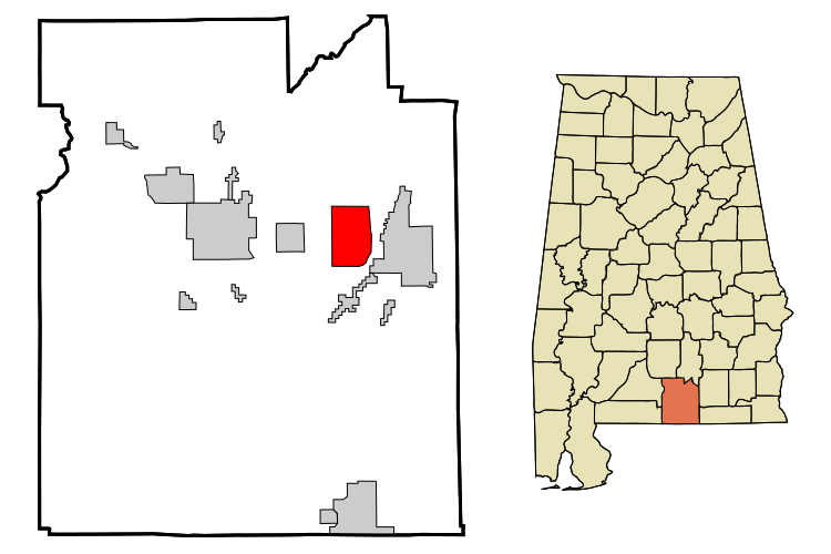 File:Covington County Alabama Incorporated and Unincorporated areas Babbie Highlighted.svg