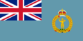 The 1945 ROC Ensign. (Note representation of Tudor Crown, rather than post-1952 St Edward's Crown).