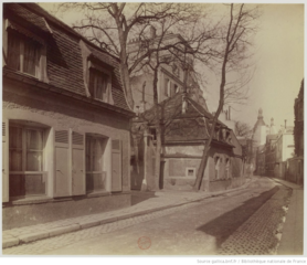 Rue Raynouard en 1901.