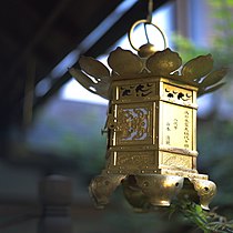 Een votief hangende lantaarn