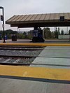 The platforms at Spring Street station in 2008, before renovations