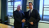 Alex Salmond & David Cameron at the signing