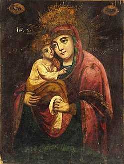 The Virgin of Pochaiv, 1840/1860.