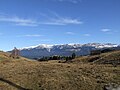 Widok na pasmo Bucegi