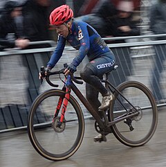 Gaia Realini Namurin cyclocrosskilpailussa 2019.