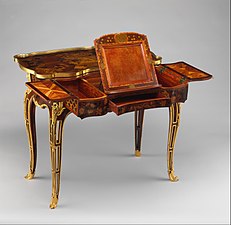 Mechanical writing table by Jean-Francois Oeben (1761–63), Metropolitan Museum of Art