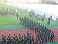 Güney Afrikalı askerler 17.Festivallerin açılışında.