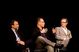 Daniel Weil, Michael Bierut, William Russell - Pentagram D&AD talk.jpg