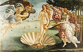 The Birth of Venus by Sandro Botticelli, c. 1486