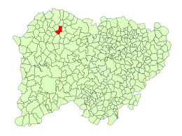 Sanchón de la Ribera – Mappa