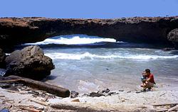 Aruba Natural Bridge in 1973