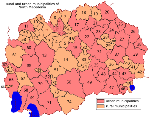 Rural/Urban municipalities