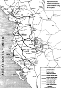 Albania road map construction under Italian occupation 1939-1943.png