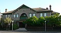 Belmont Flats. Alma Road, St Kilda; completed 1923. Rare example of the bungalow style applied to an apartment building