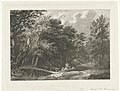 Forest landscape with wooden bridge, signed by C.C. Huijsmans, Rijksmuseum, Amsterdam.