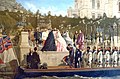 Cesare Dell'Acqua (1865): Arrival of Empress Elisabeth at Castello di Miramare 1861