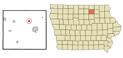 Vị trí trong Quận Floyd, Iowa