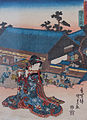 Utagawa Kunisada: 53 Stationen des Tōkaidō - Sakanoshita