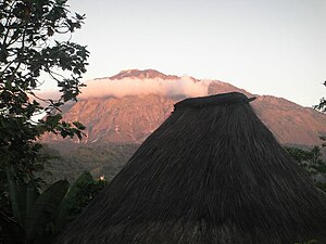 Blick auf den Matebian