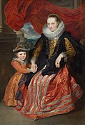 Susanna Fourment and her daughter by Anthony van Dyck, 1621, the National Gallery of Art