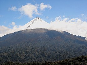 Vue du Sangay depuis l'ouest.