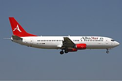 Boeing 737-400 der Alba Star