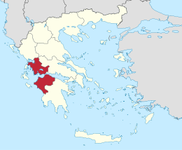 Grecia Occidentale – Localizzazione