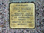 Stolperstein für Fritz Hauser (Zunftstraße 5)