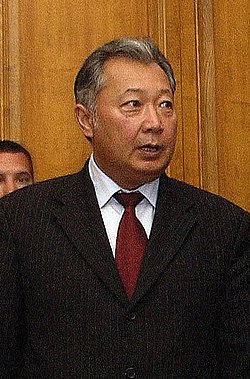 Kurmanbek Bakijev vuonna 2005.