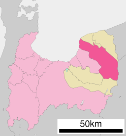 Kurobes läge i Toyama prefektur