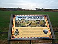 Herb Roe painting of the Kincaid Mounds State Historic Site used at the site