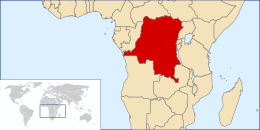 Carte République démocratique du Congo