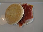 Palo Santo Cafe, Aranda de Duero, Spain, Jamón serrano