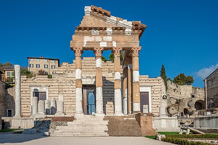 Capitolium of Brixia, by Moroder