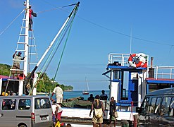 Ferry entre les îles du Vanuatu, ici à Port-Vila.