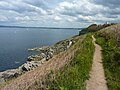 Le GR 34 et la Baie de Douarnenez vus des environs de la Pointe de Leydé.