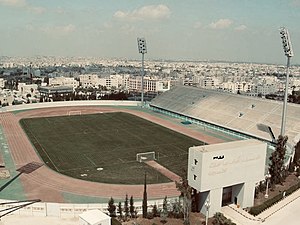 Das Stadion Al-Hasan im September 2021