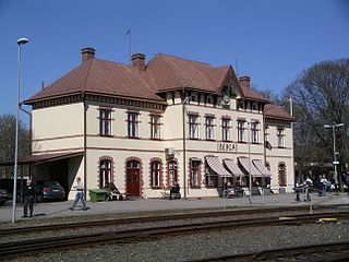 Berga station 2009