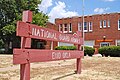 A front view of the Enid Armory.