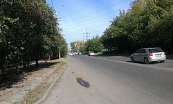 Коларовский тракт. Вид в сторону Томска